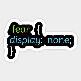 Funny CSS t-shirt Sticker